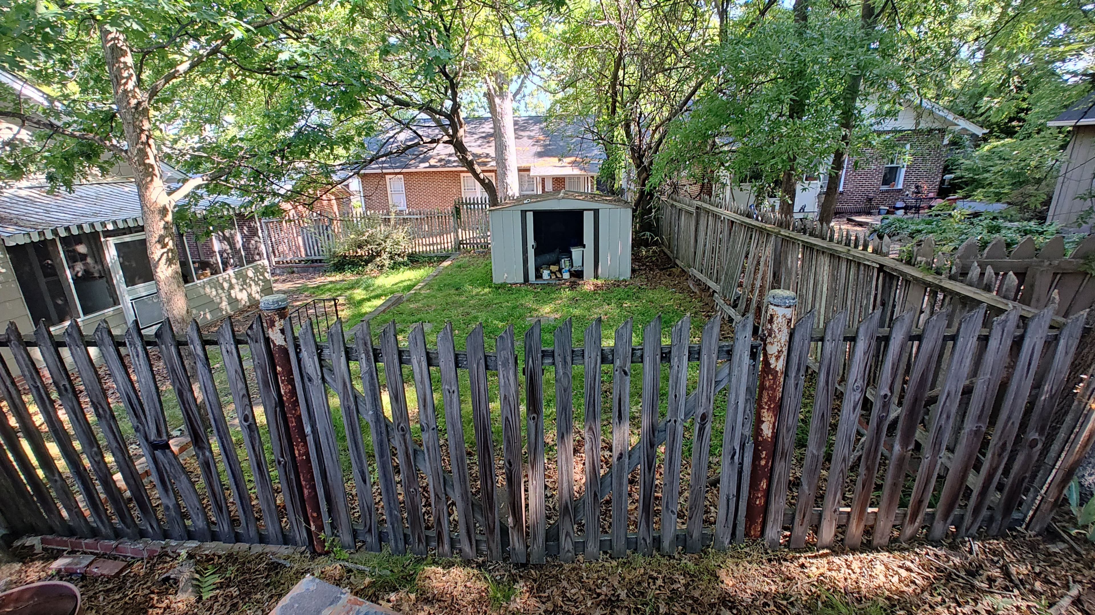 Project Overgrown Side Yard Turned Into a Clean Gravel Parking Spot image