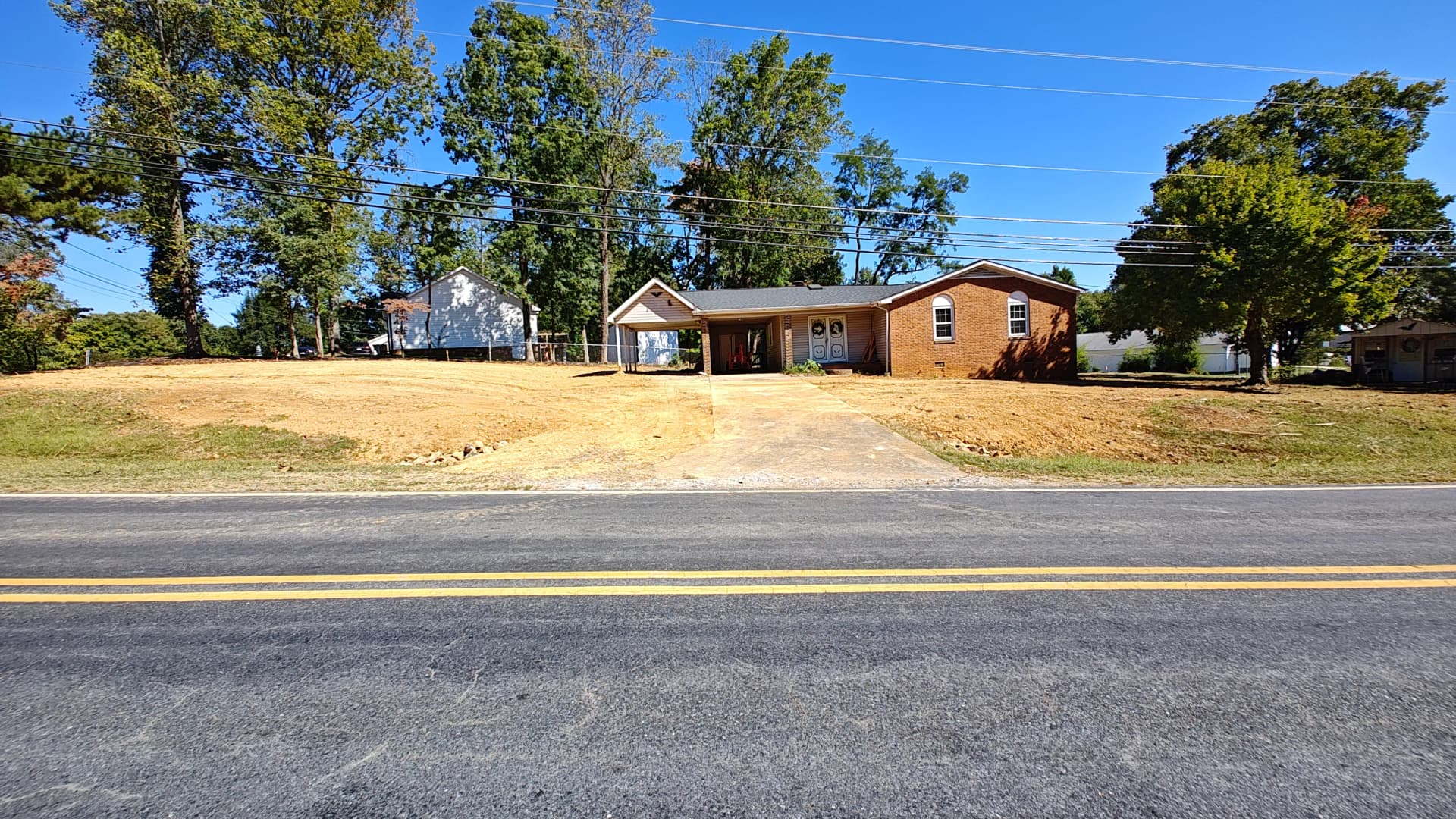 Gallery photos for Pool Removal, Yard Regrading and Driveway Widening on Harvest Drive: Image #1