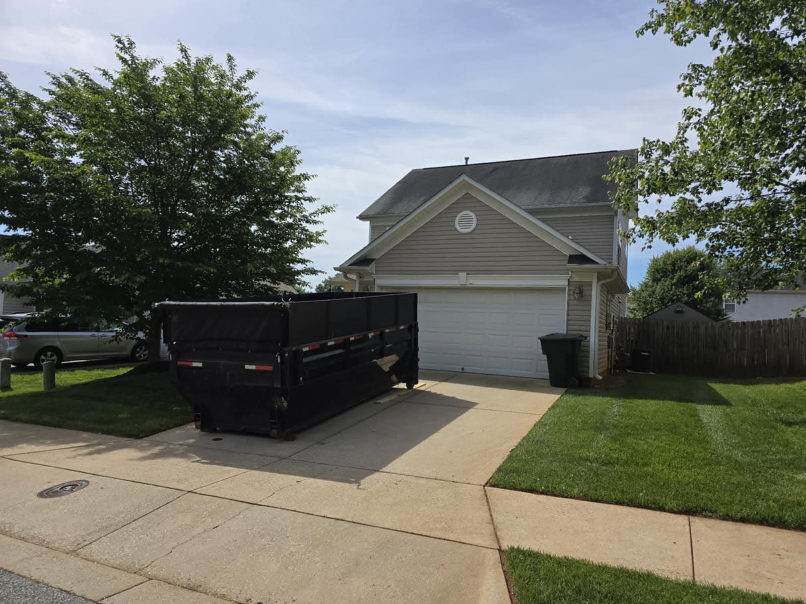 Gallery photos for Driveway Friendly Dumpster Rental in Greensboro: Image #1